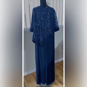 R&M Richards Navy Dress